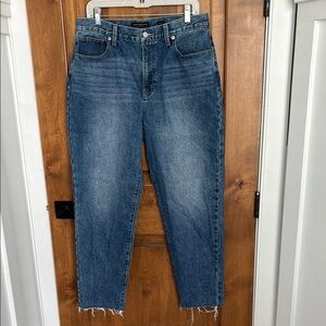 Lucky brand high rise mom jeans 14/32 ankle